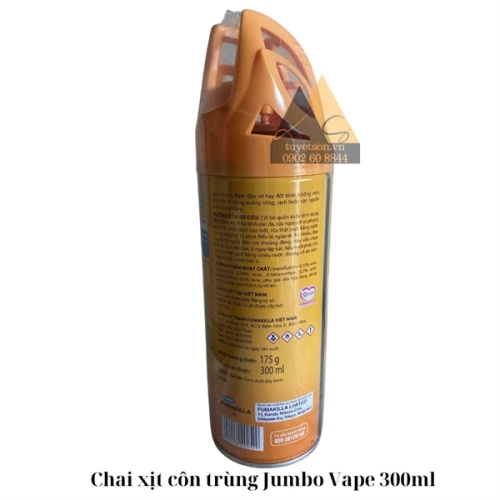 display Chai xịt côn trùng Jumbo-Vape 300ml 2
