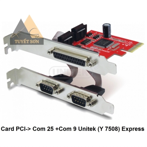 Card PCI to Com 9+Com 25 Unitek Y-7508
