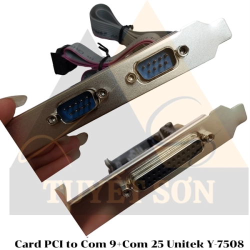 Card PCI to Com 9+Com 25 Unitek Y-7508