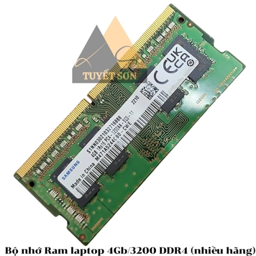 Bộ nhớ Ram laptop 4Gb/3200 DDR4 (nhiều hãng)