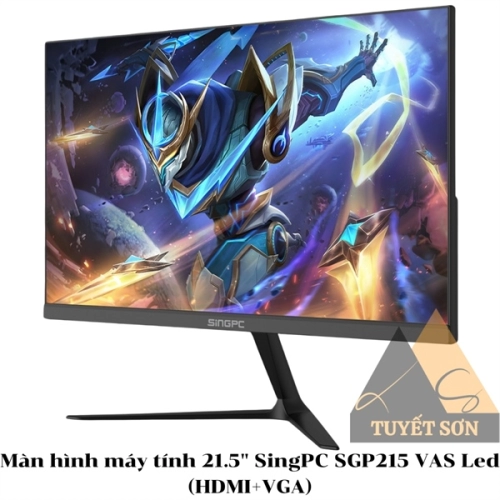 Màn hình LCD máy tính 21.5 inch SingPC SGP215 VAS Led HDMI VGA - LCD 22 inch