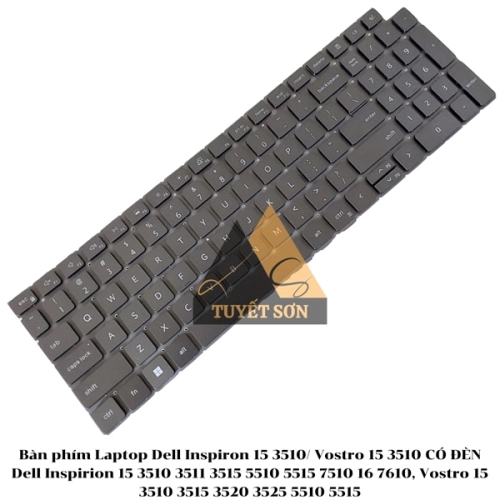 Bàn phím Laptop Dell Inspiron 15 3510/ Vostro 15 3510 CÓ ĐÈN