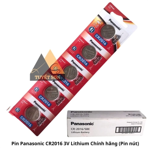 Pin Panasonic CR2016 3V Lithium Chính hãng (Pin nút)