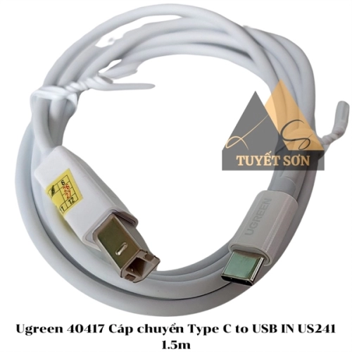 Ugreen 40417 Cáp chuyển Type C to USB IN US241 1.5m