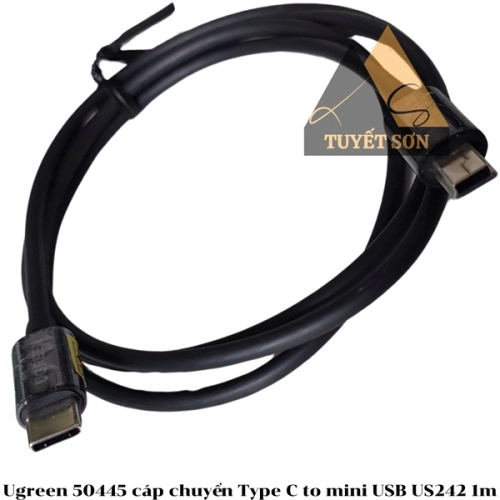 Ugreen 50445 cáp chuyển Type C to mini USB US242 1m