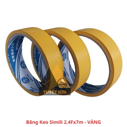 Băng Keo Simili 2.4Fx7m - VÀNG