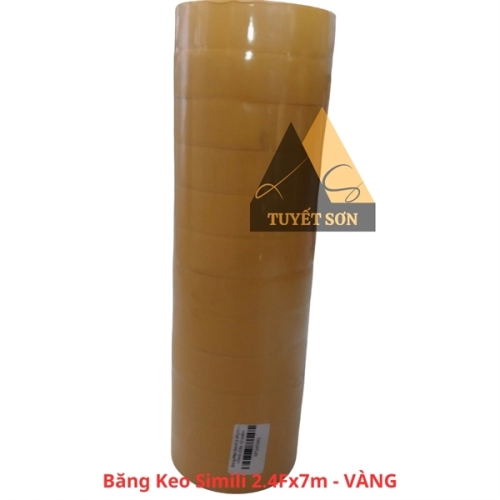 Băng Keo Simili 2.4Fx7m - VÀNG