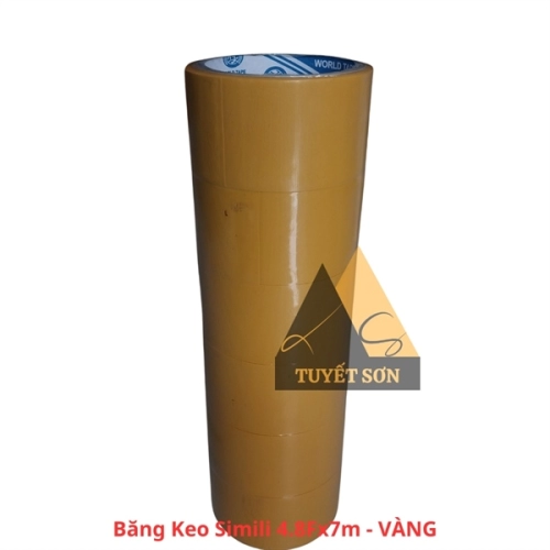 Băng keo Simili 4.8Fx7m - Vàng
