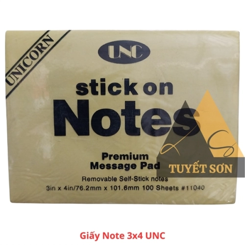 Giấy Note 3x4 UNC