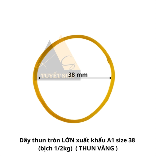 Dây thun tròn LỚN xuất khẩu A1 38mm