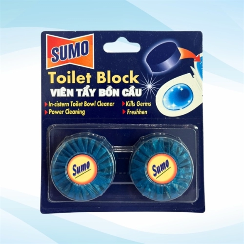 Viên tẩy bồn cầu Sumo 100Gr (Khử Khuẩn, Khử Mùi, Thơm Mát'0