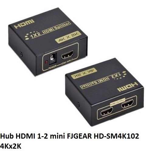 Hub HDMI 1-2 FJGEAR SM4K102 4Kx2K mini