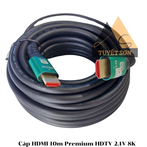 Cáp HDMI 10m Premium HDTV 2.1V 8K