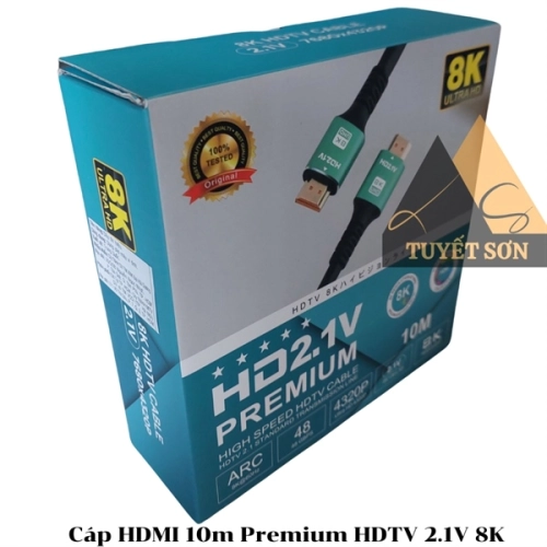 Cáp HDMI 10m Premium HDTV 2.1V 8K