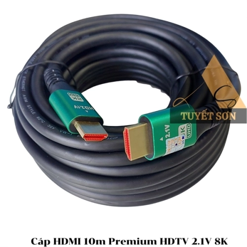 Cáp HDMI 10m Premium HDTV 2.1V 8K