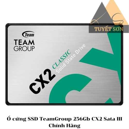 display Ổ cứng SSD TeamGroup 256Gb CX2 Sata III Chính Hãng 2