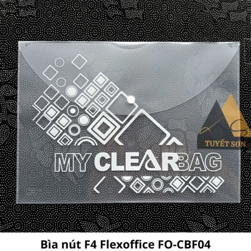 Bìa nút F4 Flexoffice FO-CBF04 26x36cm 0.18mm