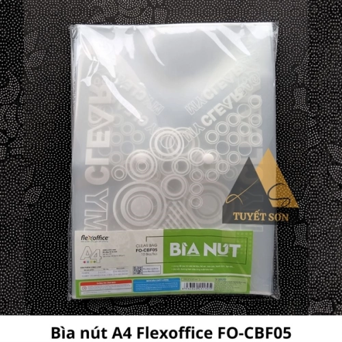 Bìa nút A4 Flexoffice FO-CBF05 (24x34cm) (±0.18mm)
