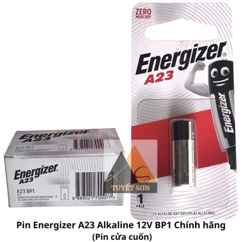 Pin A23 Energizer 12V chính hãng - pin Alkaline 23A LRV08 GP23A MN21 V23GA dùng cho cửa cuốn