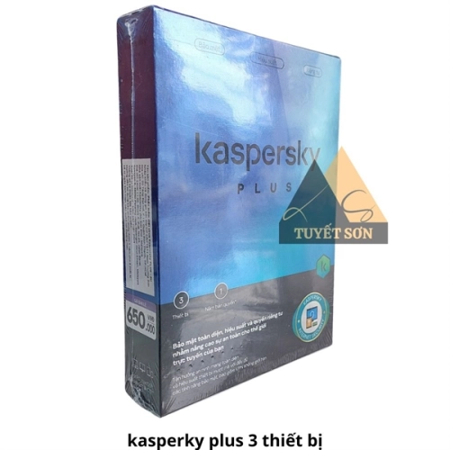 Phần mềm diệt Virut Kaspersky Plus 3 thiết bị/ năm