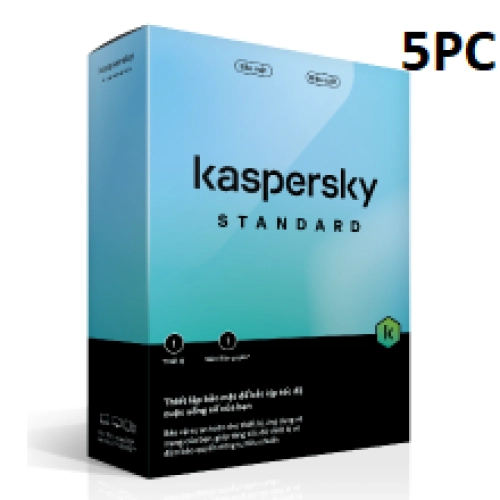Phần mềm diệt Virut Kaspersky Standard 5 thiết bị/ năm