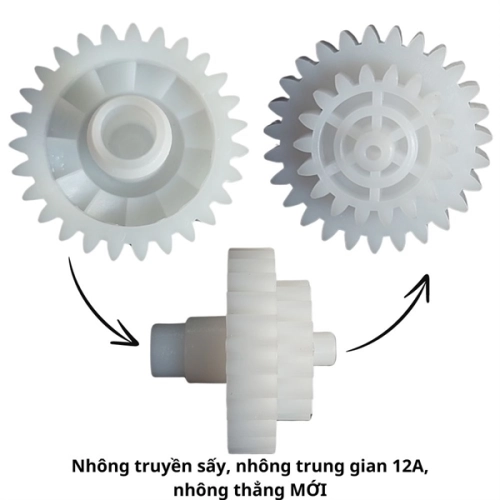 Nhông truyền sấy, nhông trung gian 12A, nhông thẳng MỚI