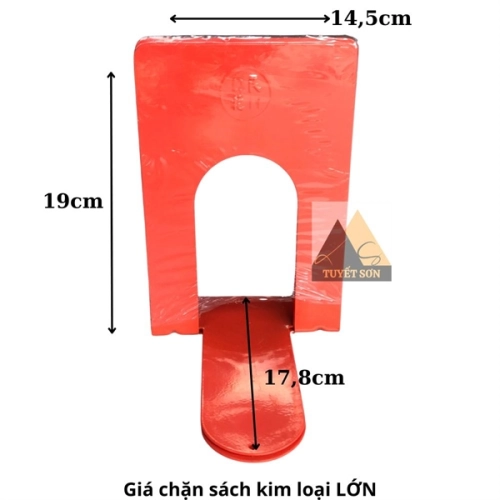 Giá chặn sách kim loại LỚN - chấn sách