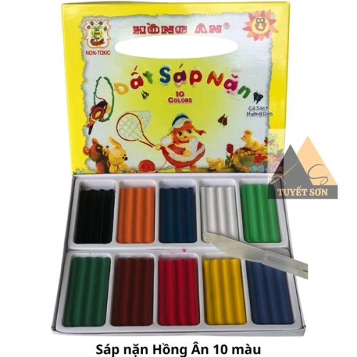 Sáp nặn Hồng Ân 10 màu