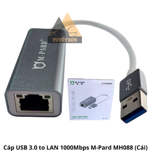 Cáp USB 3.0 to LAN 1000Mbps M-Pard MH088