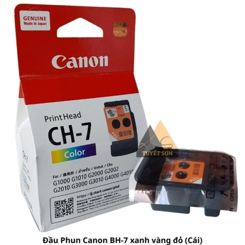Đầu Phun Canon CH-7 xanh vàng đỏ