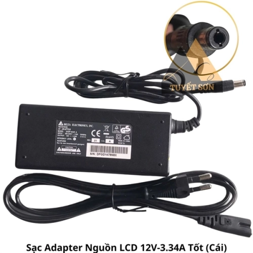 Sạc Adapter Nguồn LCD 12V-3.34A Tốt