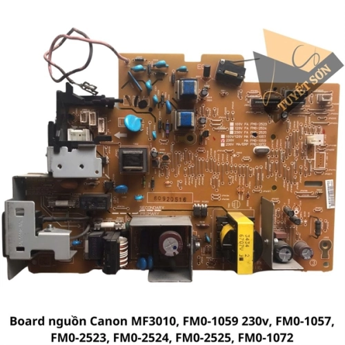 Board nguồn Canon MF3010, FM0-1059 230v, FM0-1057, FM0-2523, FM0-2524, FM0-2525, FM0-1072