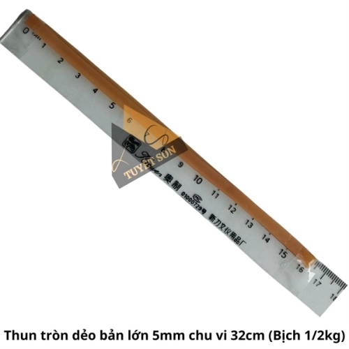 Thun tròn dẻo bản lớn 5mm chu vi 32cm
