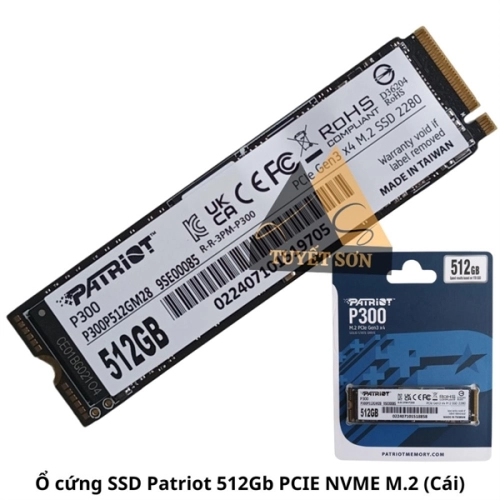 Ổ cứng SSD Patriot 512Gb PCIE NVME M.2