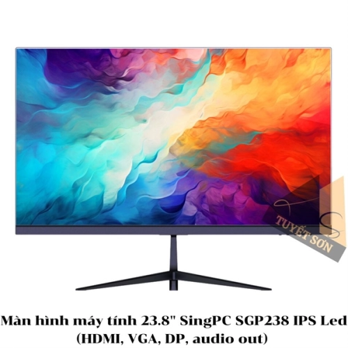 Màn hình LCD máy tính 24 inch SingPC SGP238 IPS Led HDMI VGA DP audio out - LCD 24 inch