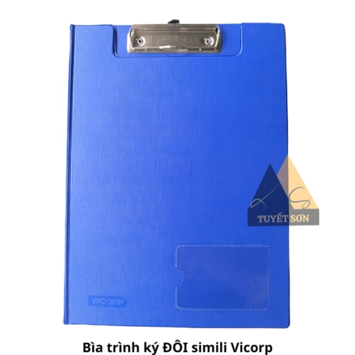 Bìa trình ký ĐÔI simili Vicorp - bìa trình kí