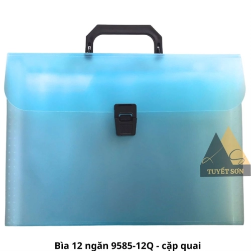 Bìa 12 ngăn 9585-12Q - cặp quai