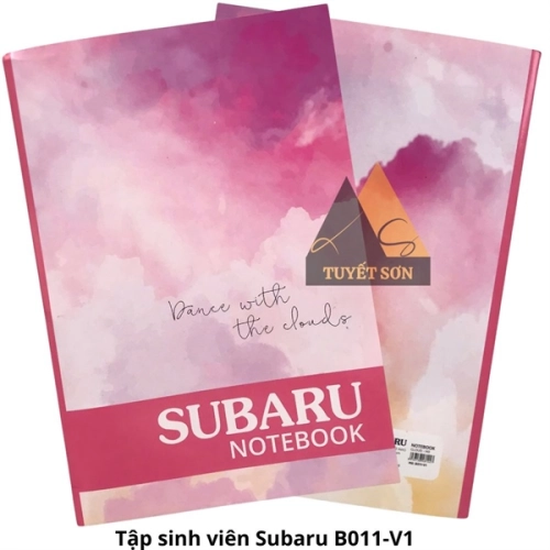 Tập sinh viên Subaru B011-V1 (200 trang-4 ôly ngang-72gsm)