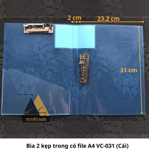 Bìa 2 kẹp trong có file A4 VC-031
