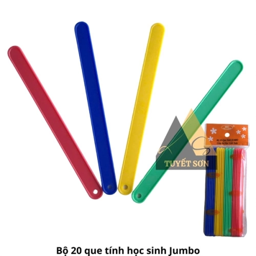 Bộ 20 que tính học sinh Jumbo