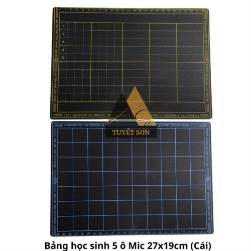 Bảng học sinh 5 ô Mic 27x19cm