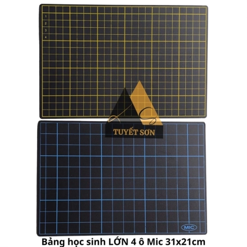 Bảng học sinh LỚN 4 ô Mic 31x21cm