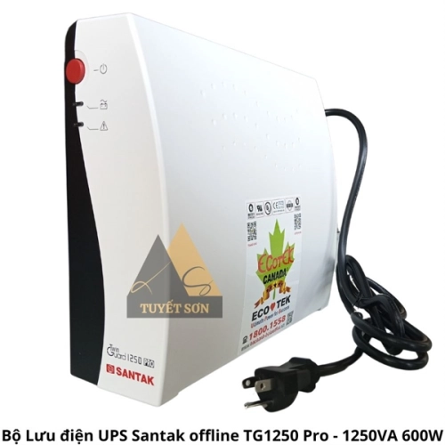 Bộ Lưu điện UPS Santak offline TG1250 Pro - 1250VA 600W