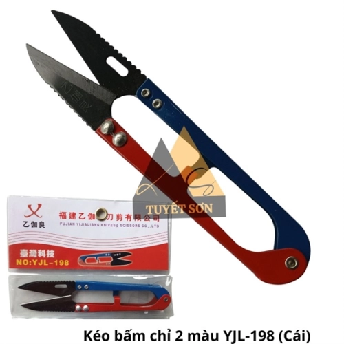 Kéo bấm chỉ 2 màu YJL-198