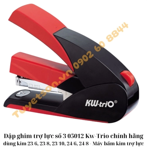 Dập ghim trợ lực số 3 Kw-Trio 05012 chính hãng - Máy bấm kim trợ lực