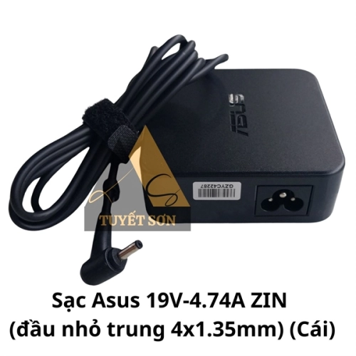 Sạc Asus 19V-4.74A ZIN (đầu nhỏ trung 4x1.35mm)