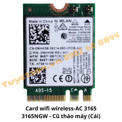 Card wifi wireless-AC 3165 - 3165NGW