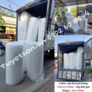 Cuộn xốp hơi gói hàng - BÓNG NHỎ 1CM - nhiều kích thước - xốp khí bóng bóp chống sốc gói hàng