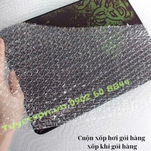 display Cuộn xốp hơi gói hàng - BÓNG NHỎ 1CM - nhiều kích thước - xốp khí bóng bóp chống sốc gói hàng 2