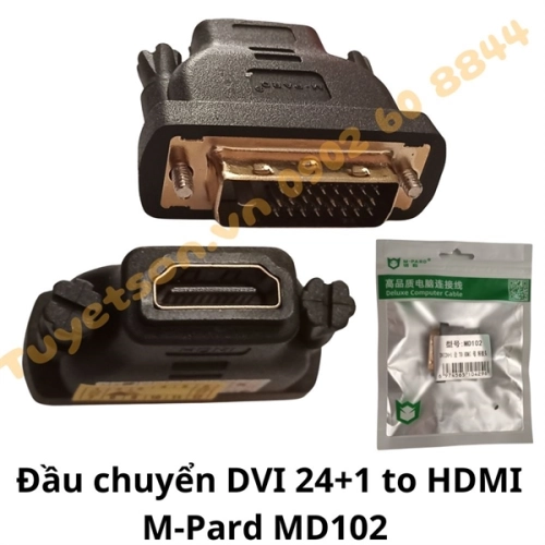 Đầu chuyển DVI 24+1 to HDMI M-Pard MD102